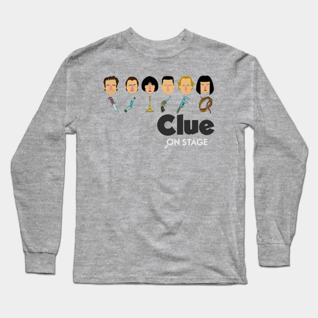 Clue movie t-shirt Long Sleeve T-Shirt by Takurs